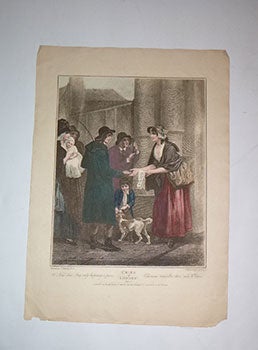 Item #16-5335 A New Love Song Only a Ha'Penny a Piece. 19th Century lithograph. Anthony Cardon,...