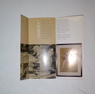 Item #16-5373 Prospectus for the 1978 lithograph of Rudolf Nureyev by Jamie Wyeth. First edition....