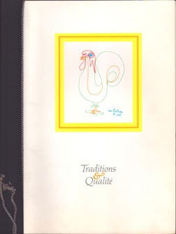Item #16-5392 Menu - Trente-Septième Anniversaire de Traditions & Qualité. Ritz, Paris. Jean...