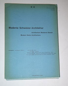 Item #16-5422 Moderne Schweizer Architektur. Architecture moderne Suisse . Modern Swiss...