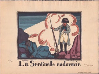 Item #16-5475 Quatre Images allégoriques de Guy Arnoux, artiste à Paris. (Le Vainqueur de...