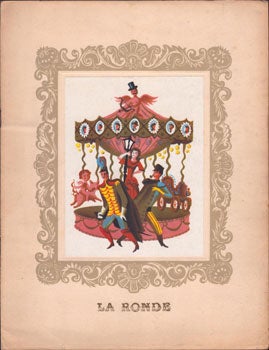 Item #16-5480 Sacha Gordine présente un film de Max Ophuls. La Ronde. First edition of the...