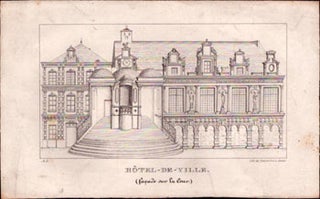 Item #16-5516 Hôtel de Ville, façade sur la cour. (La Rochelle). First edition of the...