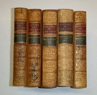 Item #16-5534 The history of England from the accession of James the Second. Volumes I-V. First...