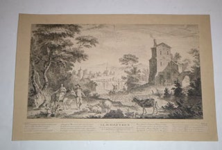 Item #16-5550 Le pensez y Bien. First edition of the engraving. Jean Charles engraver after...