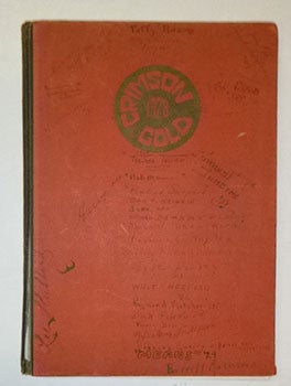 Item #16-5554 Crimson & Gold. Colton High School. Yearbook, 1928. Signed. Colton High School,...