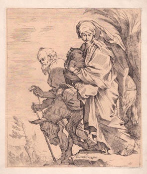 Item #16-5585 The Holy Family. First edition of the etching. Montpellier French, Paris