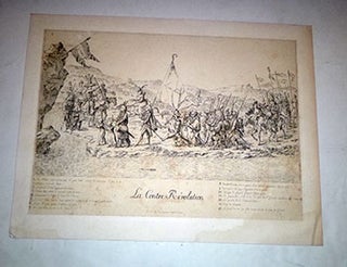 Item #16-5618 La Contre Révolution. (L'Attaque de la constitution.) First edition of the...