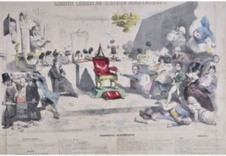 Item #16-5626 Grande course au clocher académique. Suite de cinq planches. ("The long march to...