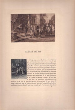 Item #16-5645 Eugène Isabey First edition. Louis de Fourcaud, author, Eugène Isabey, artist