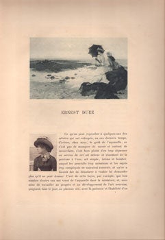 Item #16-5647 Ernest Duez . First edition. Henri Gustave author Goetschy, Ernest Ange Duez,...