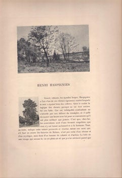 Item #16-5649 Henri Harpignies. First edition. Armand author Silvestre, Henri Joseph Harpignies,...