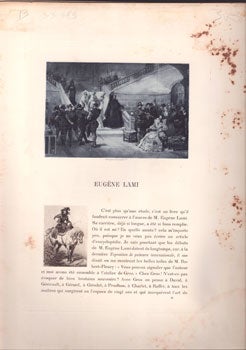 Item #16-5654 Eugène Lami . First edition. Eugène author Montrosier, Eugène Louis...