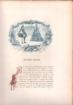 Item #16-5660 Maurice Leloir. First edition. Henry Chennevières, author, artist Maurice...