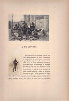 Item #16-5668 A. de Neuville. First edition. Paul Armand Silvestre, author, artist Alphonse de...