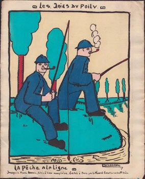 Item #16-5671 Les Joies du Poilu - La Pêche a la Ligne [The Pleasures of the French Infantryman...