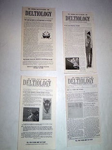 Item #16-5672 Deltiology. A Journal for the Postcard Collectors and Dealers. First editions....