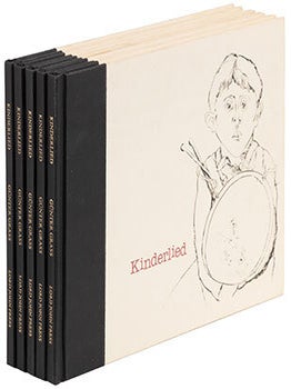 F&uuml;nf Wiener Lieder. Komponiert von Kurt Schwertsik nach Gedichten von H.C. Artmann mit Illustr. von Karl Korab. First edition.