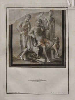 Item #16-5748 Le Pitture antiche d'Ercolano e contorni incise con qualche spiegazione. Tomo...