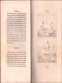 Herculanum et Pompei : recueil général des peintures, bronzes, mosaïques, etc. découvents jusqu'a ce jour, et reproduits d'apres le antichita di Ercolano, il Museo Borbonico et tous les ouvrages analogues; augmenté de sujets inédits gravés av trait sur cuivre par H. Roux Ainé ; et accompagné d'un texte explicatif par M L M. L. Barré. 1, Peintures, première série. Décorations architecturales. First editions.