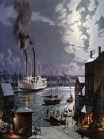 Item #16-5980 Hartford. The “City of Hartford” Arriving from New York at the Foot of State...