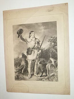 Item #16-6015 Colonel Crockett / Engraved by C. Stuart from the original portrait by J.G....