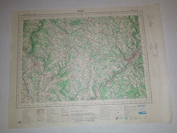 Carte de France. Tulle. Type 1922. First edition of the map | France ...