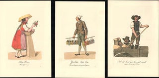 Item #16-6248 Plates from "Der Ausruf in Hamburg "(1808) for a Dutch-English edition:...