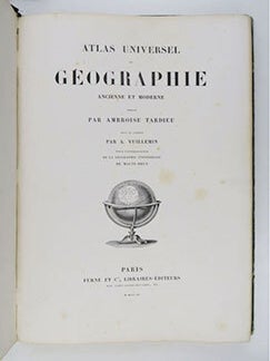Item #16-6261 Atlas universel de géographie. Revu et corrigé par A. Vuillemin pour...