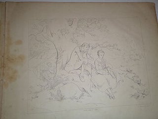 Item #16-6274 Illustrations of the Legend of Sleepy Hollow. Designed and Etched by Felix O C...