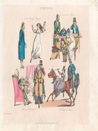 Item #16-6287 Symptoms of having enough to live upon, et al. First edition of the etching. Henry...