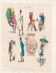 Item #16-6290 Symptoms of being very queer, et al. First edition of the etching. Henry Thomas Alken, publisher Thomas McLean, 1788&ndash;1875 British.