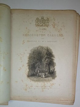 Item #16-6319 Views in Kensington Gardens, from drawings by Mr. J. Sargeant ; engraved by H....