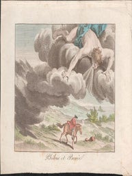 Item #16-6335 Phébus et Boréel. Phoebus and Boreas (blowing wind from a cloud). Original ...