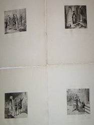 Item #16-6423 A Collection of narrative Renaissance themed engravings by Louis Ruet after Edmond...