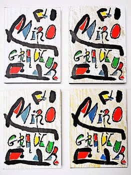 Miró Engraver. 1928-1983. 4 volumes. Catalogue raisonné. First editions. New Condition.