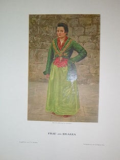 Item #16-6512 Das was verschwindet : Trachten aus den Bergen und Inseln der Adria. [Traditional...