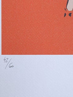 Jack & Jill. Lithograph after the silkscreen. Signed and numbered.