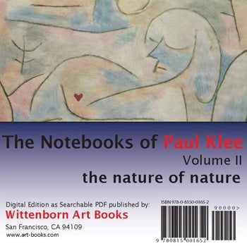 Item #165-7 Paul Klee Notebooks, Vol. 2: The Nature of Nature CD-ROM. Paul Klee.
