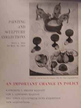 Museum of Modern Art : Painting and Sculpture Acquisitions. July 1, 1951 through May 31, 1953. An. New Museum of Modern Art.