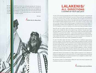 Item #17-0533 Lalakenis / a Journey of Truth and Unity. (Published to accompany the exhibition...