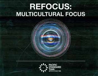 Item #17-0560 Refocus: Multicultural Focus. (Catalog of an exhibition held at Arena 1 Gallery,...