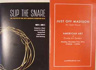 Item #17-0928 Slip Through The Snare: UBC Master of Fine Arts Graduate Exhibition, 2016, May...