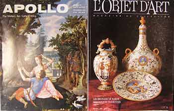 Item #17-0949 Apollo Magazine, November 1974. L’object D’art Magazine de Collection, April 1988. Apollo Magazine, The Walters Art Gallery, Sutton, Denys, L’Object D’Art.
