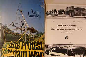 Item #17-0981 Art In America, November-December 1971 issue. Artists Protest Vietnam War. American Art: Monographs on Artists: Catalogue 104. Art In America, Ltd Ars Libri.