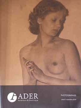 Item #17-1089 Ader Nordmann & Dominique: Photographies. Jeudi 7 novembre 2019. Ader Nordmann,...