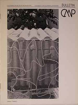 Item #17-1110 CMP Bulletin: Volume 1, Number 1. University of California Riverside California...