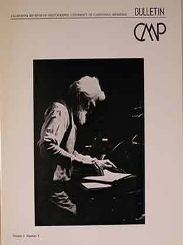 Item #17-1113 CMP Bulletin: Volume 2, Number 4. University of California Riverside California...