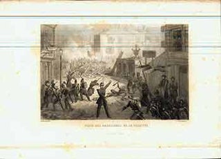 Item #17-1170 Prise Des Barricades De La Villette 26 Juin 1848. René de Moraine, Paul...