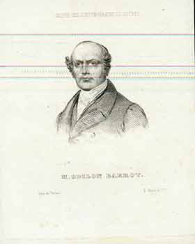 Item #17-1171 Galerie Des Contemporains Illustres: Portrait of M. Odilon Barrot, French politician. A. René, engraver.